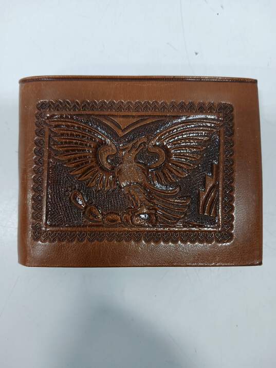 Bundle of 3 Brown Leather Wallets (One IOB) image number 3