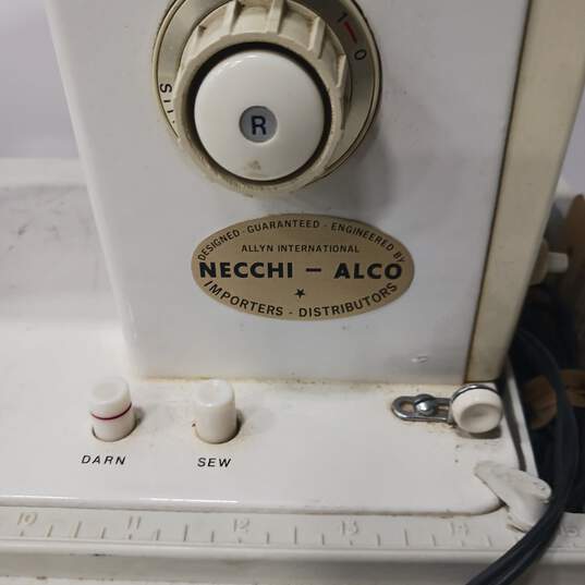 Necchi Alco Sewing Machine W/Case image number 2