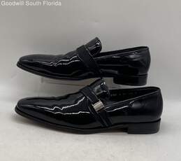 Authentic Salvatore Ferragamo Mens Black Shoes Size 11.5