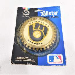 Milwaukee Brewers, Stainless Steel Grille Badge Cal Custom AllStar Emblem