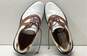 ECCO White Brown Leather Lace Up Golf Shoes Men's Size 43 image number 5