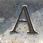 Tiffany & Co. Sterling Silver Heart Tag Block Letter "A" Pendant W/C.O.A 5.6g image number 3