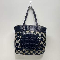 COACH F18335 Signature Canvas Tote Bag