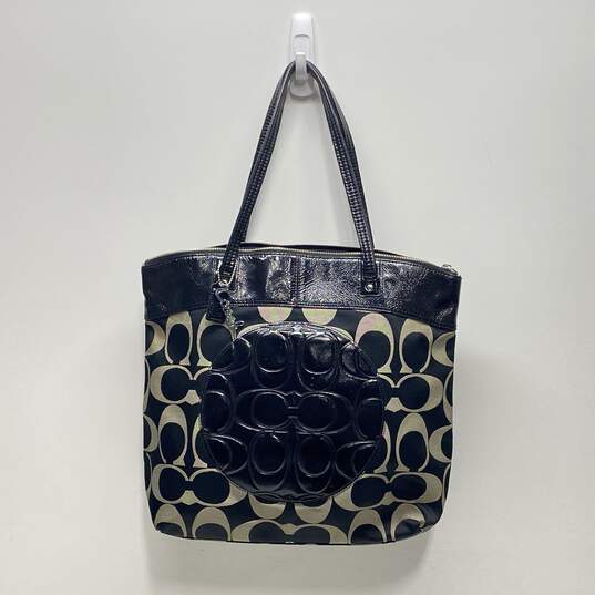 COACH F18335 Signature Canvas Tote Bag image number 1