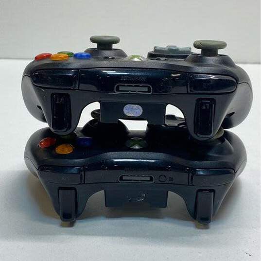 Microsoft Xbox 360 controllers - Lot of 2, black image number 6