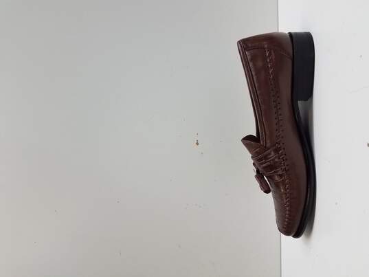 Florsheim Men's Leather Tassel Loafer Slip On Size 9.5 image number 2