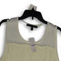 NWT Womens White Round Neck Sleeveless Pullover Tank Top Size XL image number 3