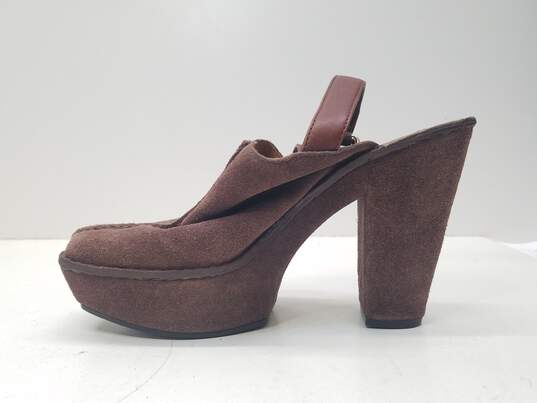 Michael Kors brown Womens Strap HeelsShoe Size 7.5 image number 4