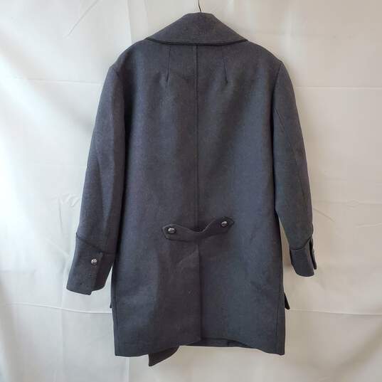 Size Medium Carbon Color Wool Long Coat - Tags Attached image number 2