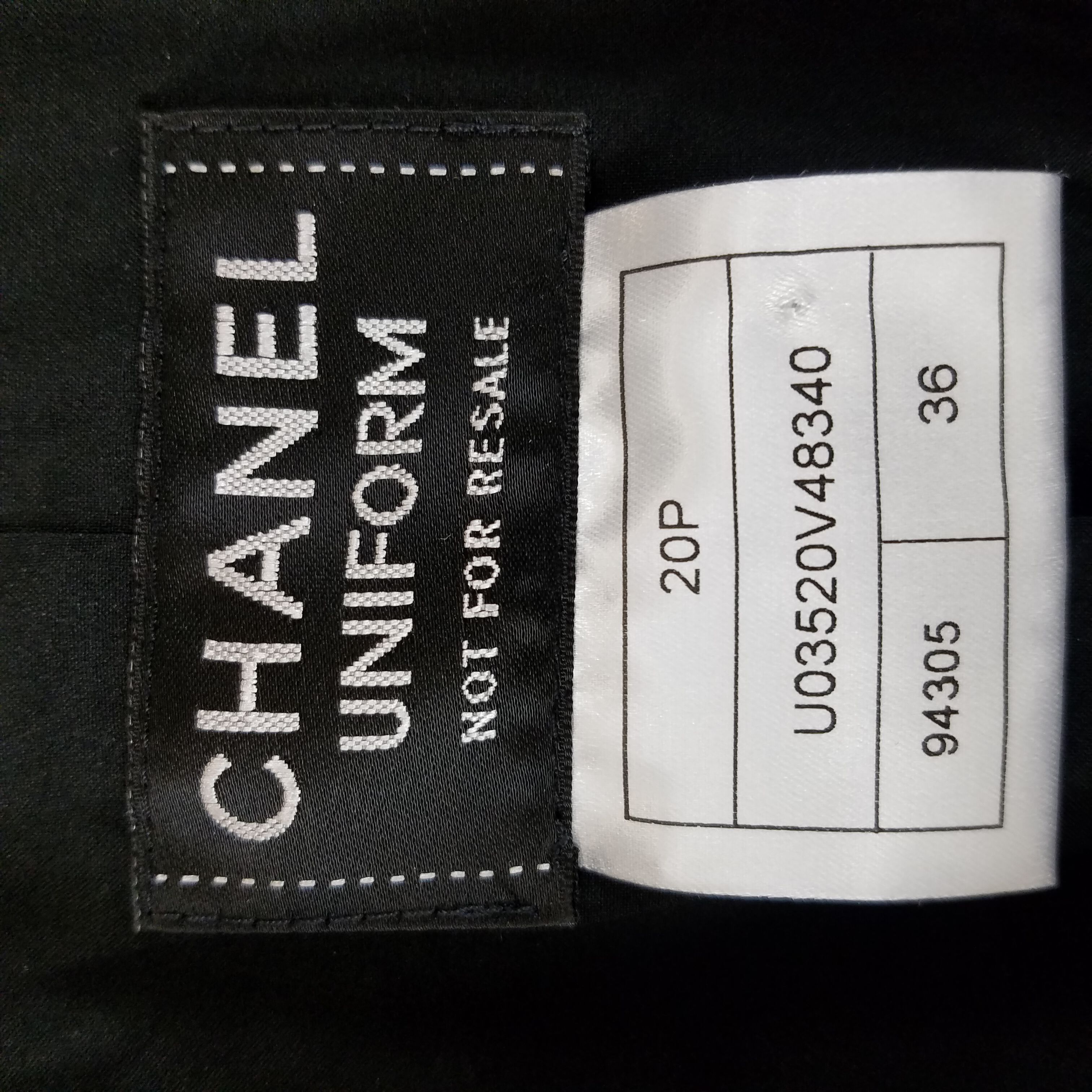 chanel uniform jacket