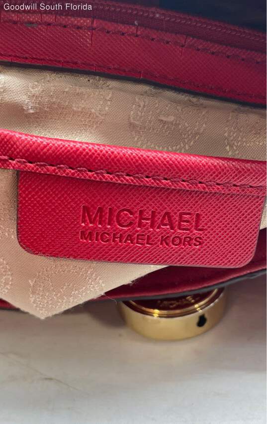 Michael Kors Womens Red Handbag image number 6