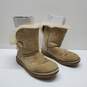 UGG Boots Tan Baily Button Womens 5803 Sheepskin Wool Sz 7 image number 1