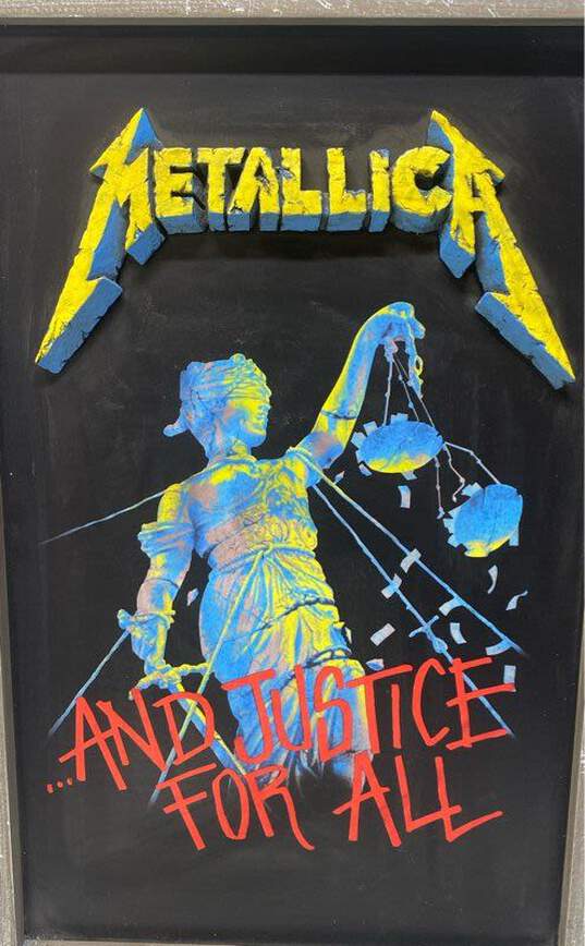 Framed Album Art - Metallica "And Justice For All" image number 2