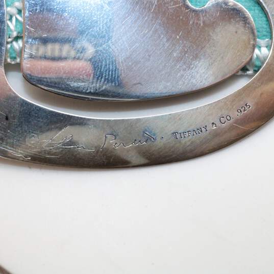 Tiffany & Co. Sterling Silver Monogramed 'J' Heart Shaped Bookmark image number 4