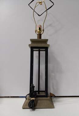 Vintage Mid Century Art Deco Cage Style Lamp