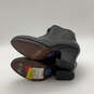 Womens Black Almond Toe Block Heel Tasseled Zip Ankle Booties Size 7.5 image number 5