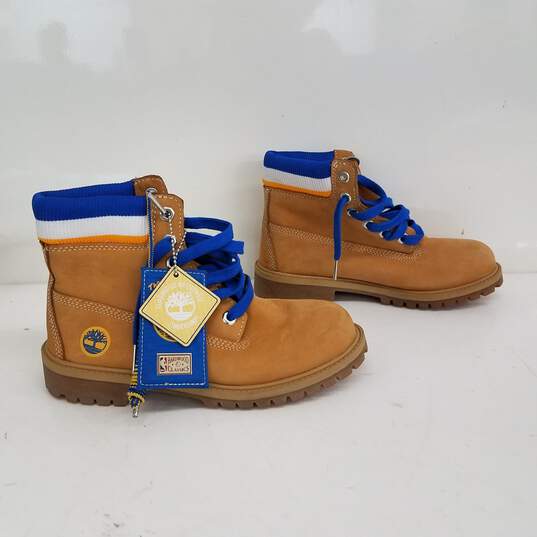 Timberland NBA x Mitchell and Ness Boots Golden State Warriors NWT Size 5 image number 1