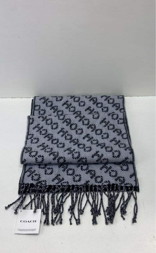 COACH C7759 Signature Long Merino Wool Scarf Size 72 in x 11 3/4 in image number 2