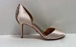 Badgley Mischka Embellished Heel Pumps Pink 9