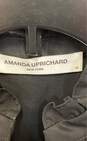 Amanda Uprichard Womens Black Sleeveless Split Neck Blouse Top Size Medium image number 3