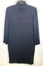 Gianfranco Ferre Black Pleated Shift Dress - Size Small image number 1