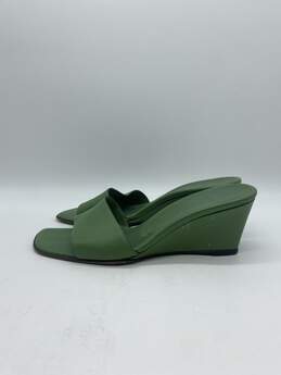 Authentic Bally Green Slip-On Sandal W 8.5 alternative image