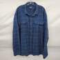 Patagonia Fjord Organic Cotton Blue Button Up Shirt Size XL image number 1