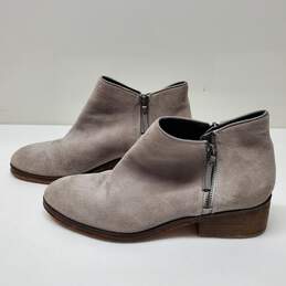 Cole Haan Gray Suede Ankle Boots Sz 8.5