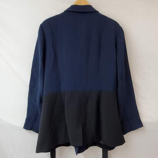 Good American Fit & Flatter Navy/Black Blazer Jacket Women's 6 NWT image number 3