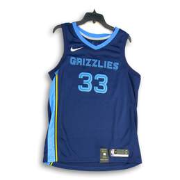 Nike Mens Blue Memphis Grizzlies Marc Gasol #33 NBA Jersey Size L