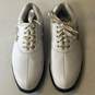 FootJoy 98530 White Leather Golf Shoes Women's Size 8 M image number 4