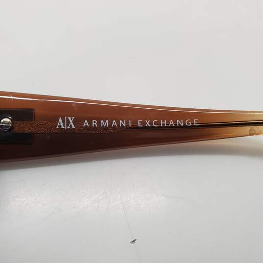 Armani Exchange Brown Ombre Narrow Rectangular Frame Sunglasses AX031/S image number 5