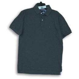 Men's Tommy Hilfiger Gray Polo Shirt Size M