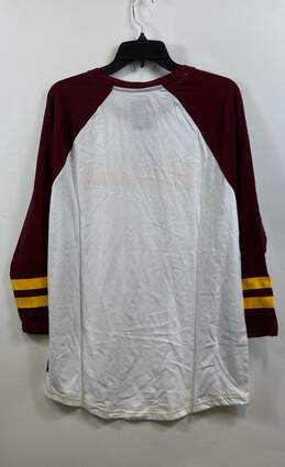 NWT Ultra Game Mens White Red Washington Commanders Redskins NFL Jersey Sz Large alternative image