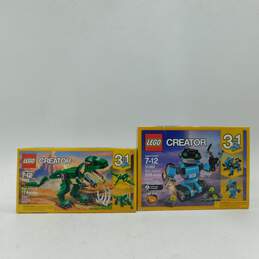 LEGO Creator Sealed 31062 Robo Explorer & 31058 Mighty Dinosaurs