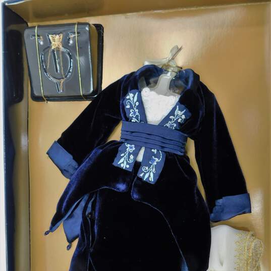 Buy the Franklin Mint Titanic Rose Doll Blue Velvet Flying Dress Ensemble  IOB | GoodwillFinds