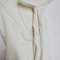 Zara White Key Whole Short Sleeve Dress Women's Size XS NWT image number 3