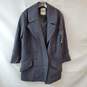 Size Medium Carbon Color Wool Long Coat - Tags Attached image number 1