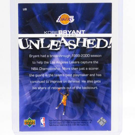 2000-01 Kobe Bryant Upper Deck Unleashed Los Angeles Lakers image number 2
