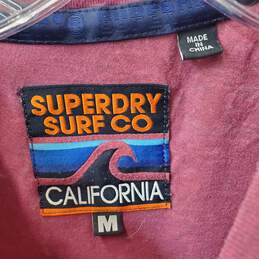 Superdry Tokyo Surf Co Tiger Print Pink T-Shirt Size M alternative image