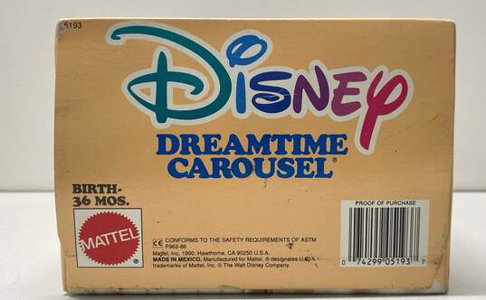 Vintage Disney Dreamtime Ceiling Projector Carousel By Mattel (NIB) image number 3