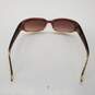 Armani Exchange Brown Ombre Narrow Rectangular Frame Sunglasses AX031/S image number 3