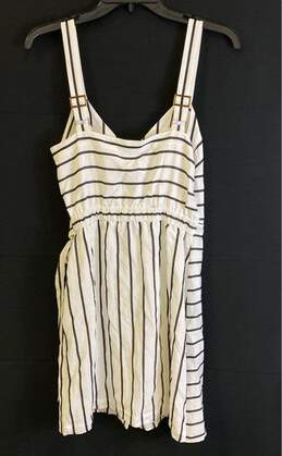 NWT Guess Womens White Striped Sleeveless Adjustable Strap Blouse Top Size Small alternative image