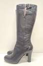 Steve Madden Leather Tall Riding Boots Black 8 image number 1