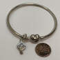 Designer Pandora S925 ALE Sterling Silver Beaded Heart Charm Bracelet image number 3