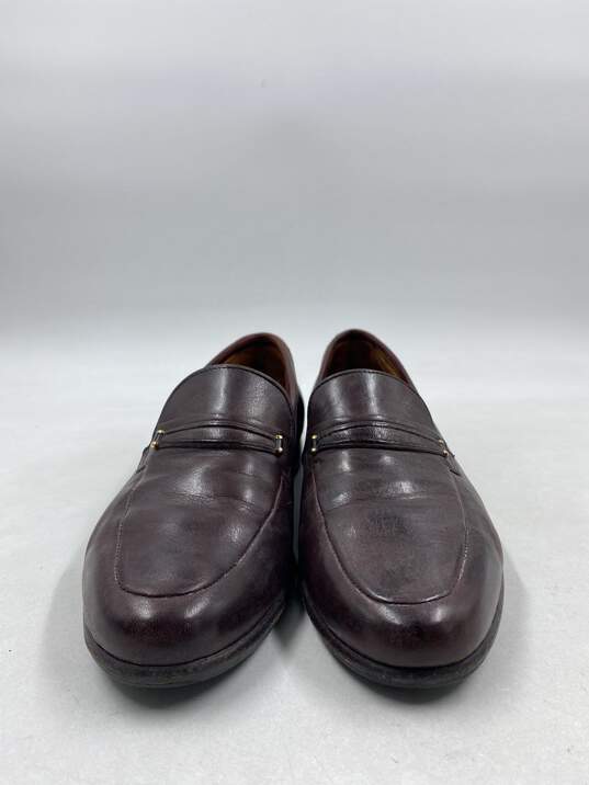 Authentic Bruno Magli Burgundy Loafer Dress Shoe M 7 image number 2