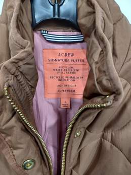 J.CREW Brown Signature Puffer Jacket Size S alternative image