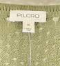NWT Pilcro Womens Green Cotton Knitted Long Sleeve Cardigan Sweater Size XL image number 4