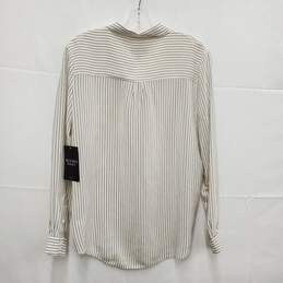 NWT PURE Collection WM's 100% Pin Stripe Shirt Blouse Size 4 alternative image