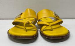 Michael Kors Leather Sidney Sandals Yellow 6 alternative image